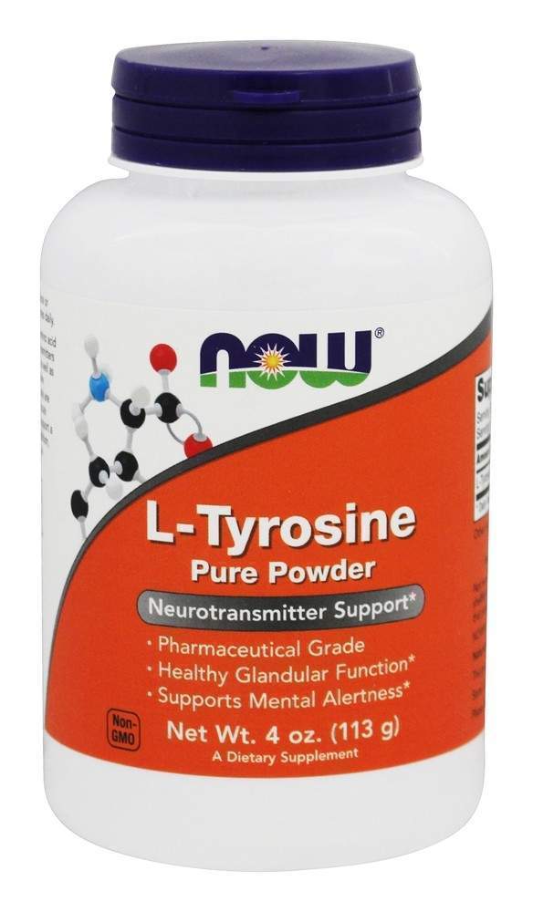 Тирозин Now Foods L-Tyrosine порошок, 113 грам (NOW-00265)