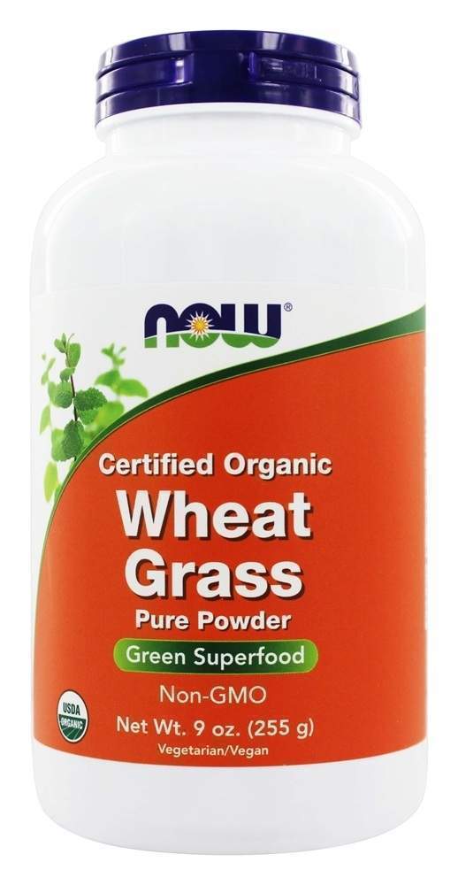 Пророщена пшениця Now Foods Wheat Grass органічна сертифікована, 255 г (NOW-02710)