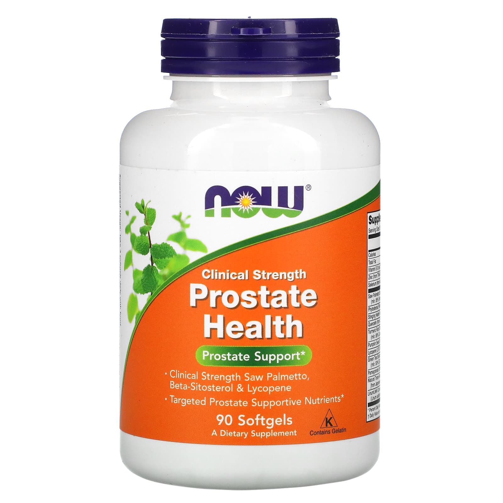 Підтримка простати Now Foods Clinical Strength Prostate Health, 90 гелевих капсул (NOW-03348)