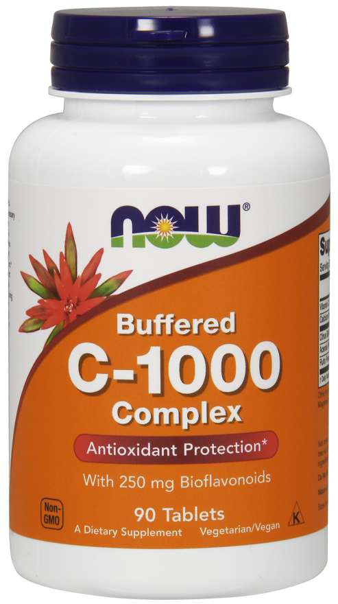 Вітамін С Now Foods комплекс, Vitamin C-1000 Complex буферизований, 100 таблеток (NOW-00700)