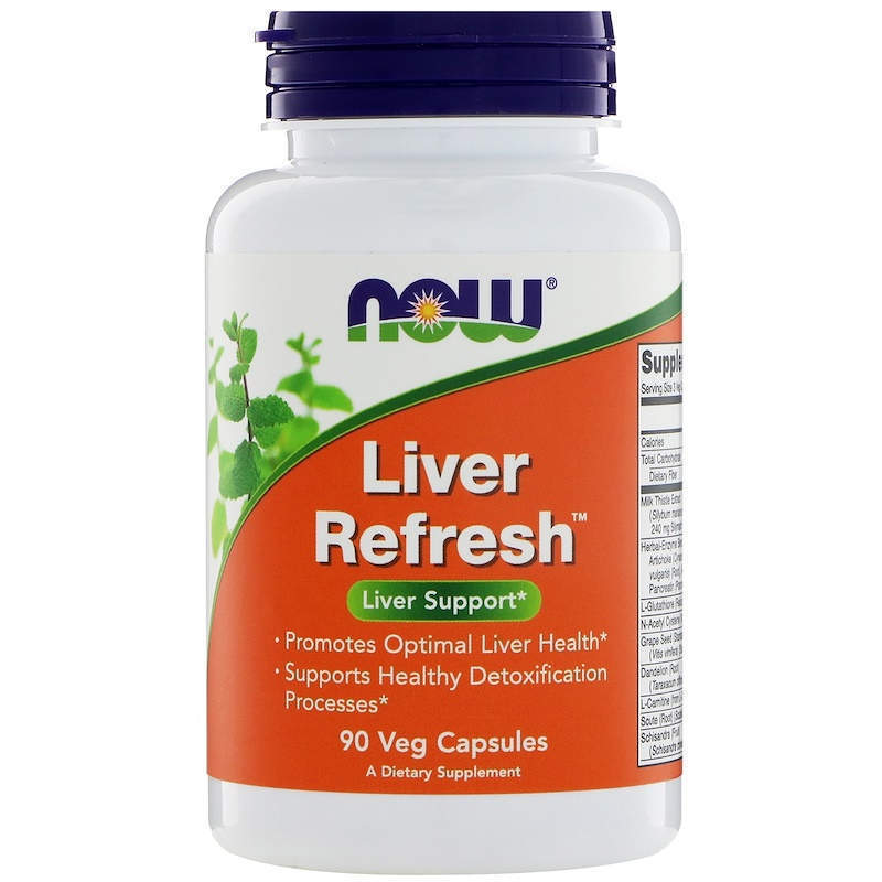 Підтримка печінки Now Foods Liver Refresh, 90 капсул (NOW-02448)