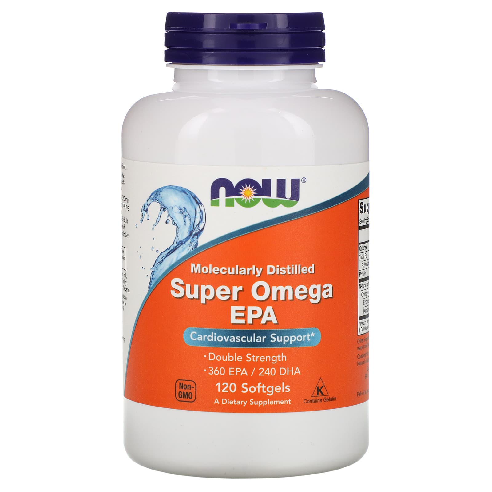 Супер Омега-3 Now Foods Super Omega EPA 360 ЕПК/240 ДГК, 120 гелевих капсул (NOW-01682)