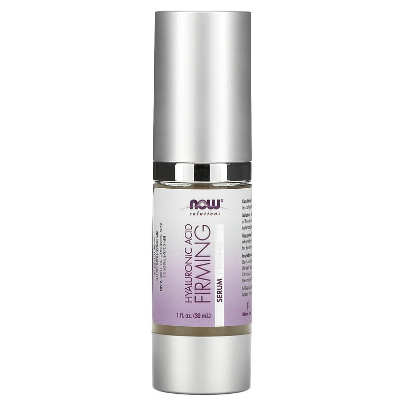 Сироватка з гіалуроновою кислотою Now Foods Firming Serum Solutions зміцнююча, 30 мл (NOW-07788)