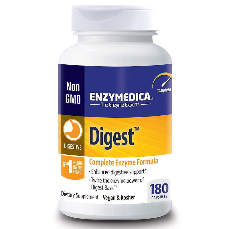 Ферменти для травлення Enzymedica Complete Enzyme Formula, Digest, 180 капсул (ENZ-98110)