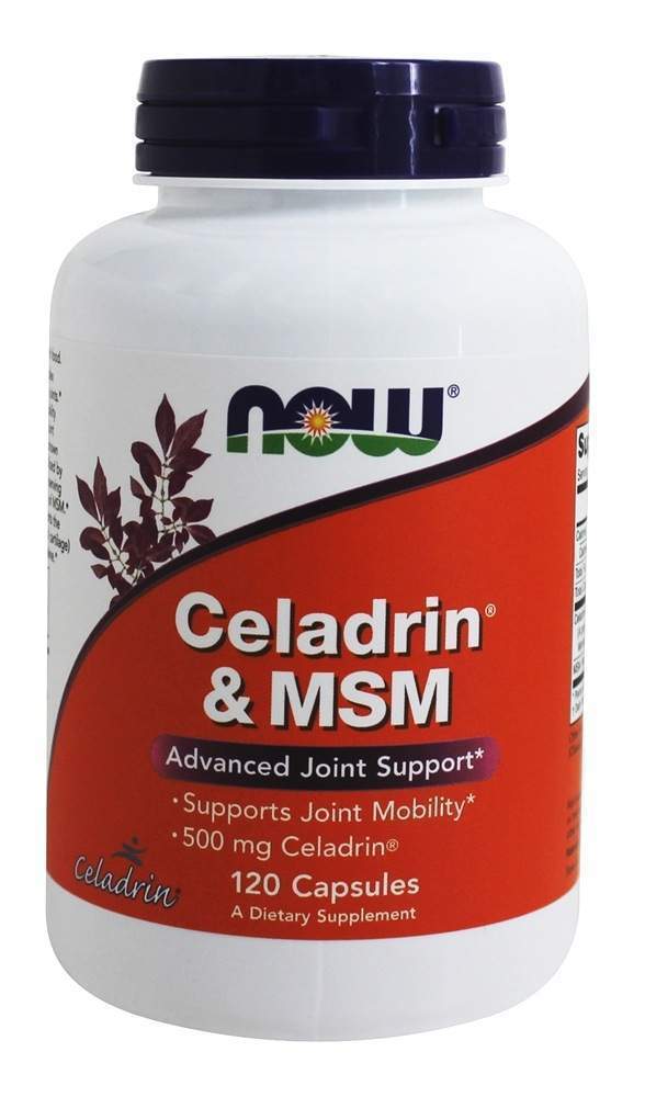 Целадрин і МСМ Now Foods Celadrin & MSM, 120 капсул (NOW-03016)