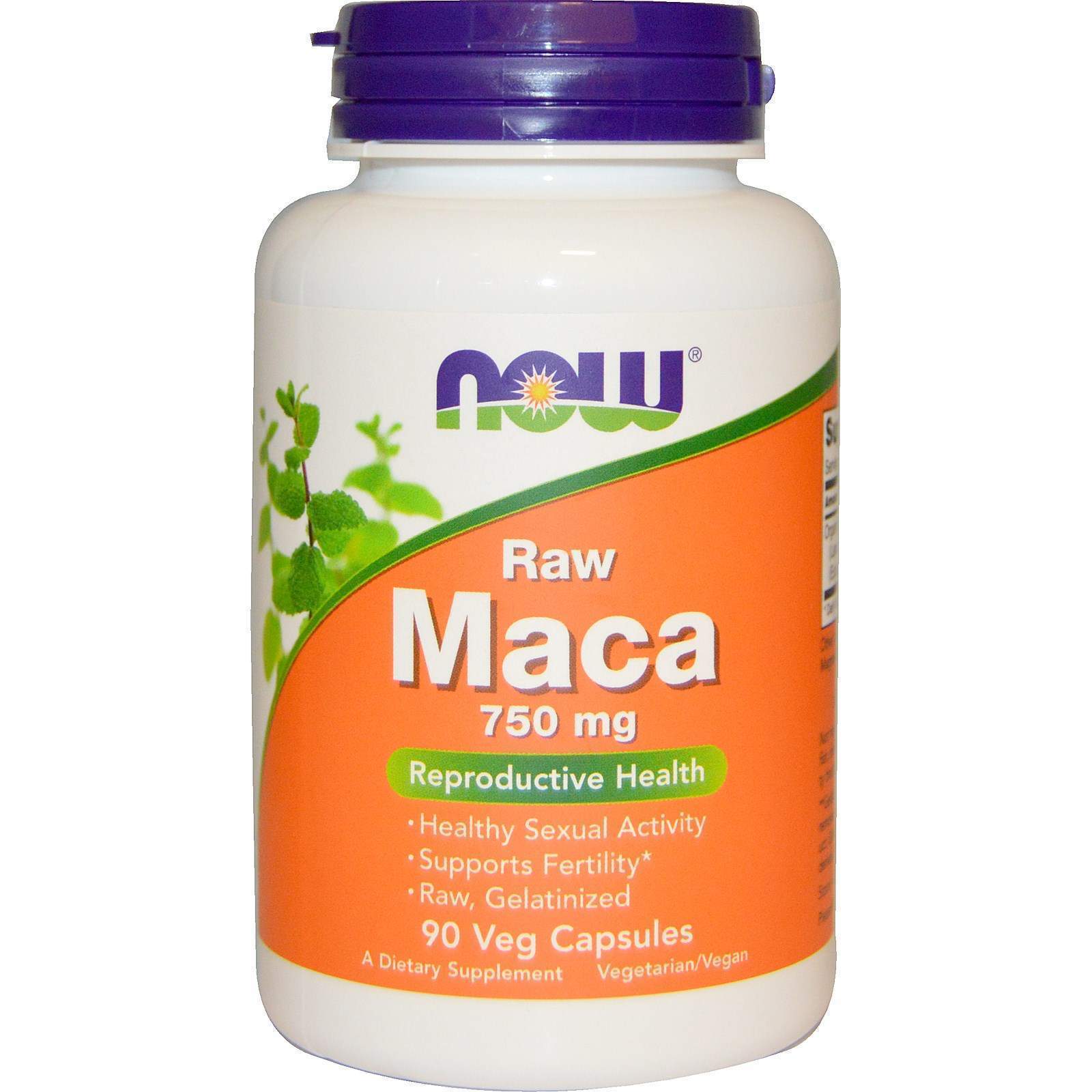 Мака Now Foods (Maca)сира 750 мг, 90 вегетаріанських капсул (NOW-04777)