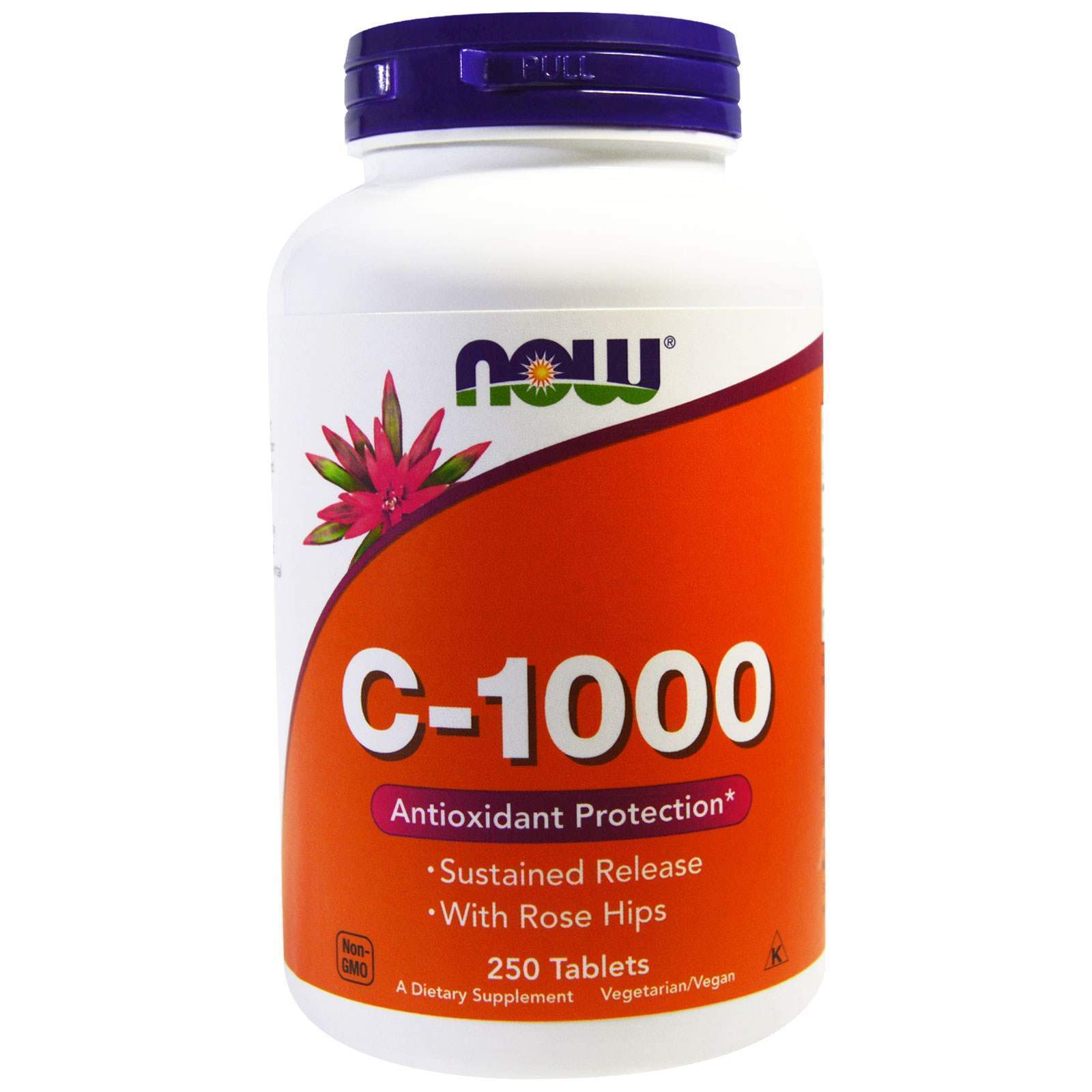 Вітамін С-1000 Now Foods Vitamin C, 250 таблеток (NOW-00682)