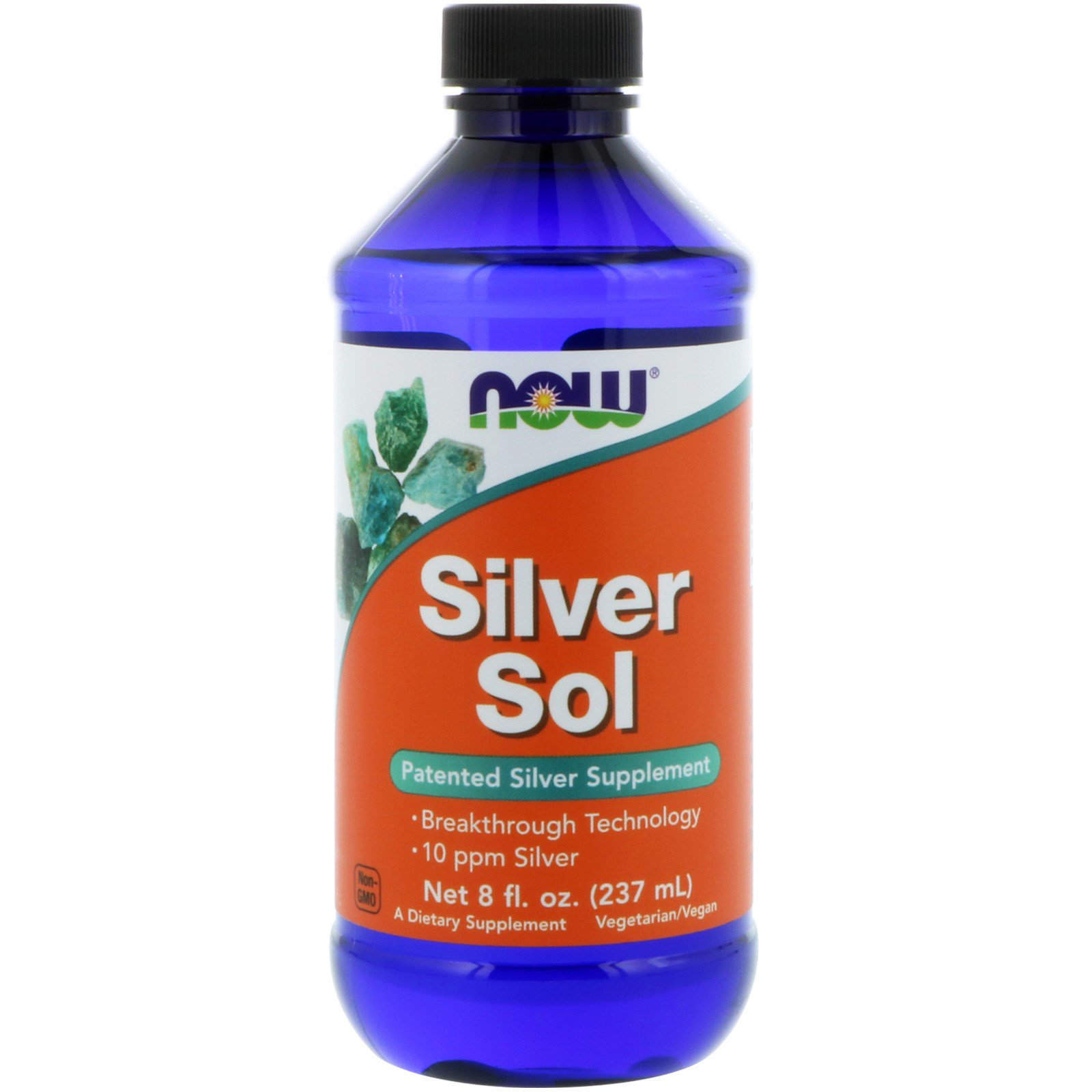 Гідрозоль срібла (колоїдне срібло), Silver Sol, Now Foods, 237 мл (NOW-01408)