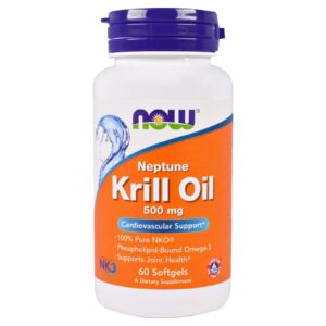 Масло криля Neptune Now Foods Krill Oil 500 мг, 60 капсул (NOW-01625)