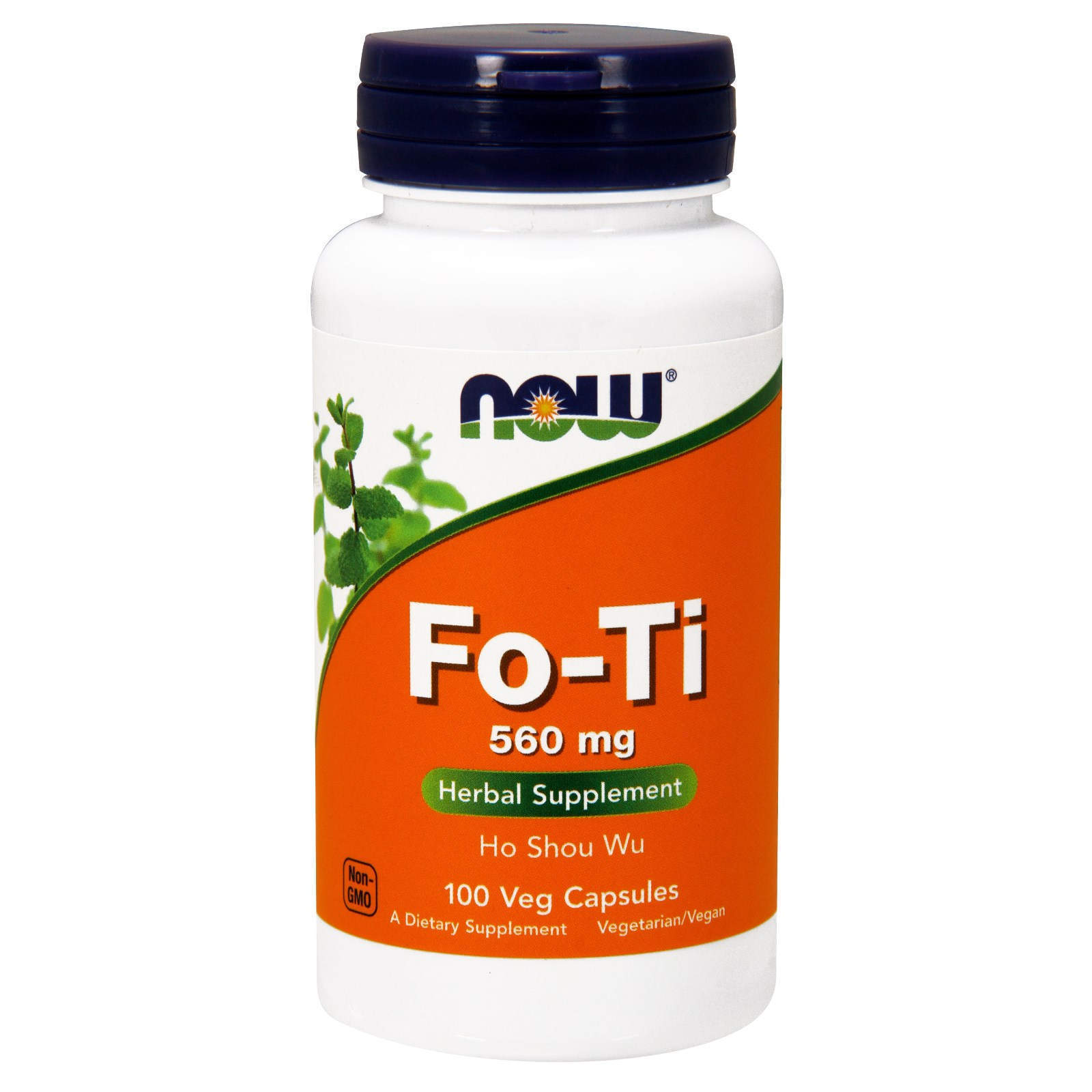 Горець багатоквітковий Now Foods Fo-Ti 560 мг, 100 вегетаріанських капсул (NOW-04675)