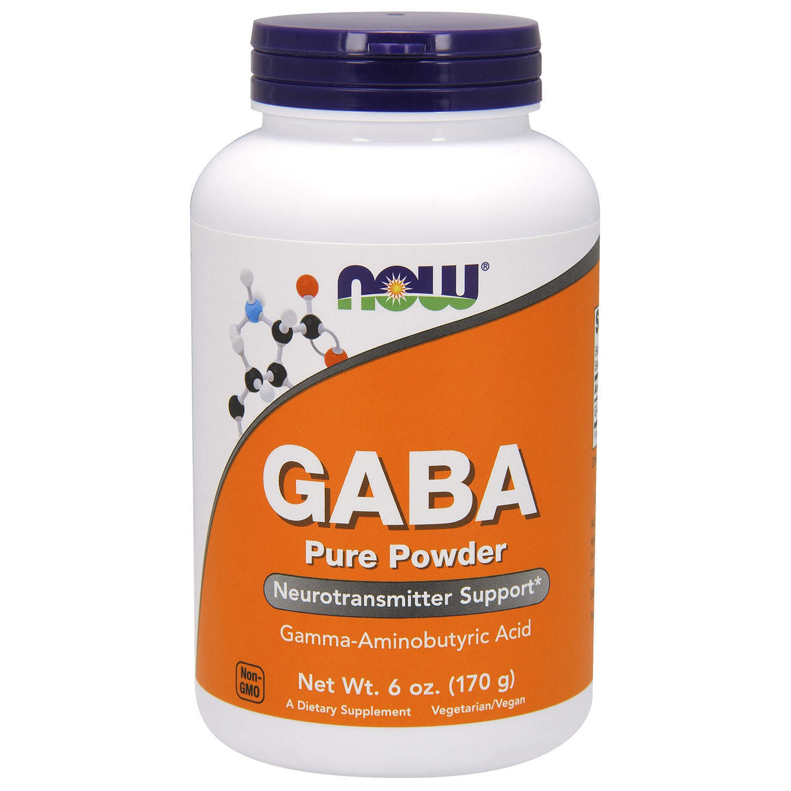 Гамма-аміномасляна кислота Now Foods GABA чистий порошок, 170 г (NOW-00215)