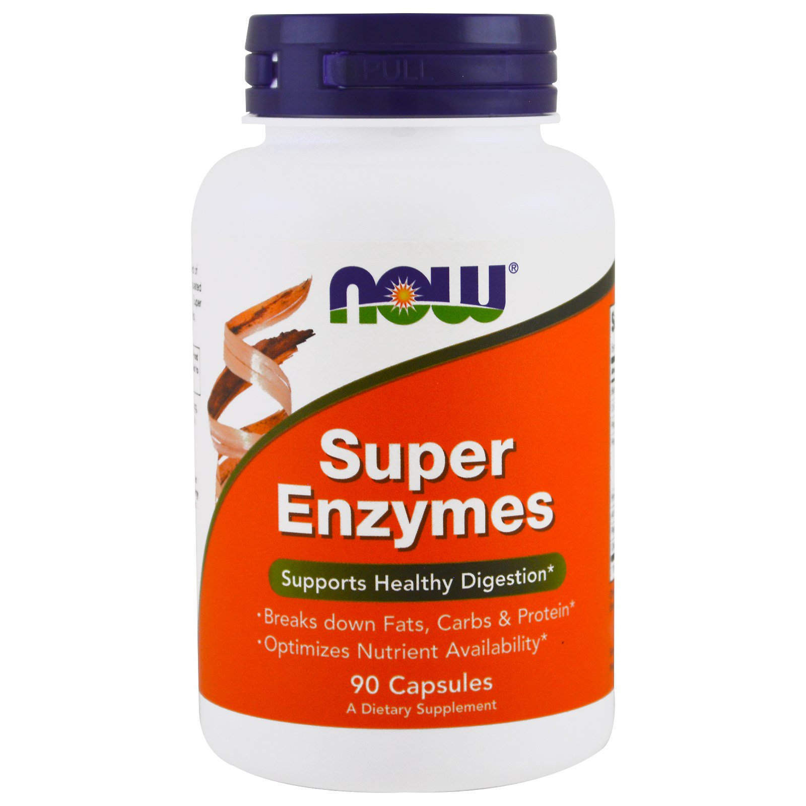 Ферменти для травлення Now Foods Super Enzymes, 90 капсул (NOW-02963)