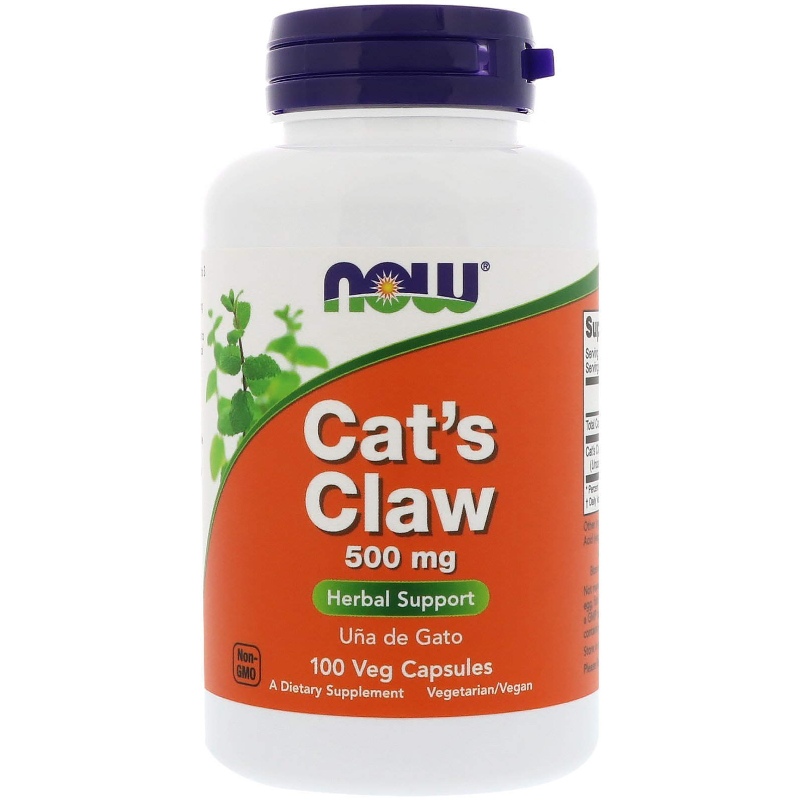 Котячий кіготь Now Foods Cat's Claw 500 мг, 100 вегетаріанських капсул (NOW-04618)