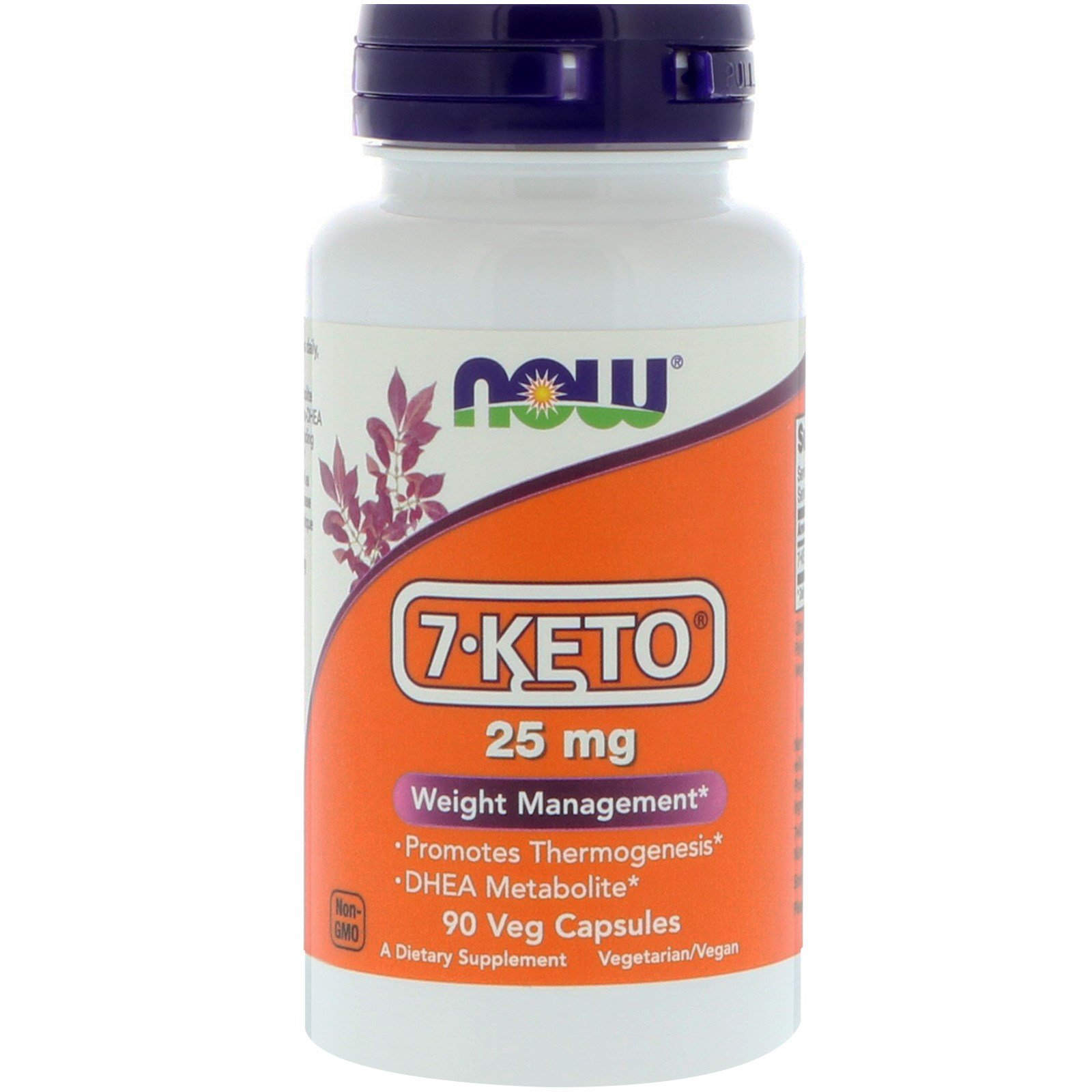 7-кето Дегідроепіандростерон Now Foods 7-KETO 25 мг, 90 вегетаріанських капсул (NOW-03010)