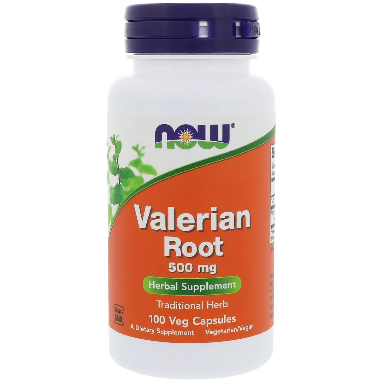 Корінь Валеріани Now Foods Valerian Root 500 мг, 100 вегетаріанських капсул (NOW-04770)