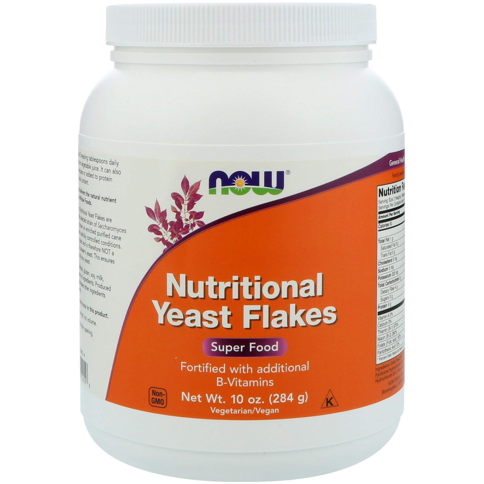 Харчові дріжджі Now Foods (пластівці) Nutritional Yeast , 284 гр (NOW-02455)