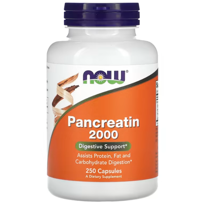 Панкреатин Now Foods Pancreatin 10X 200 мг, 250 капсул (NOW-02946)
