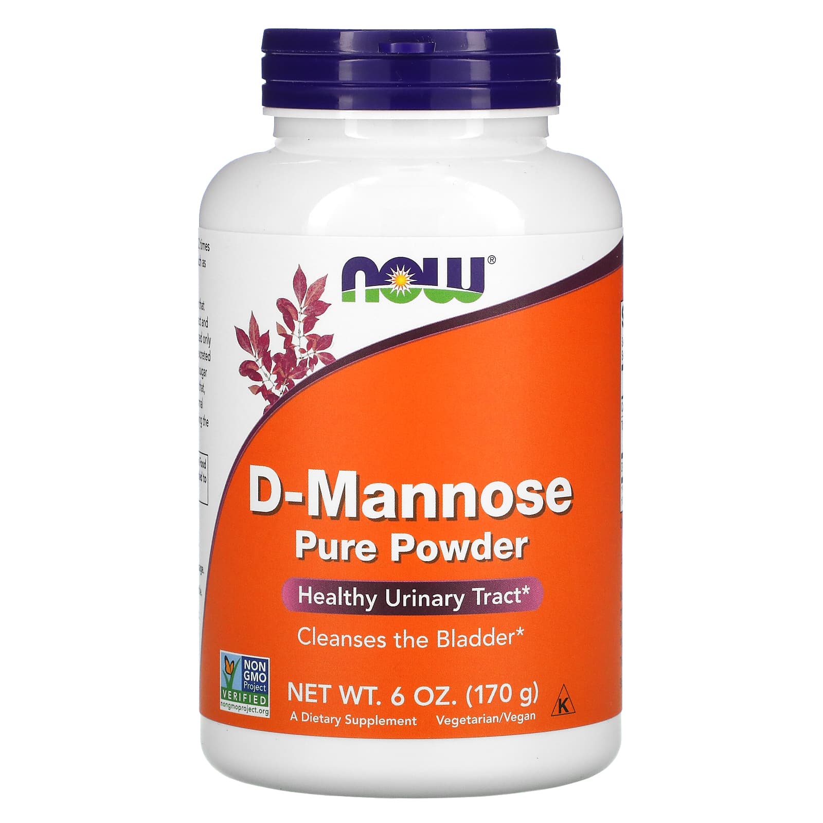 D-манноза Now Foods D-Mannose чистий порошок, 170 г (NOW-02809)