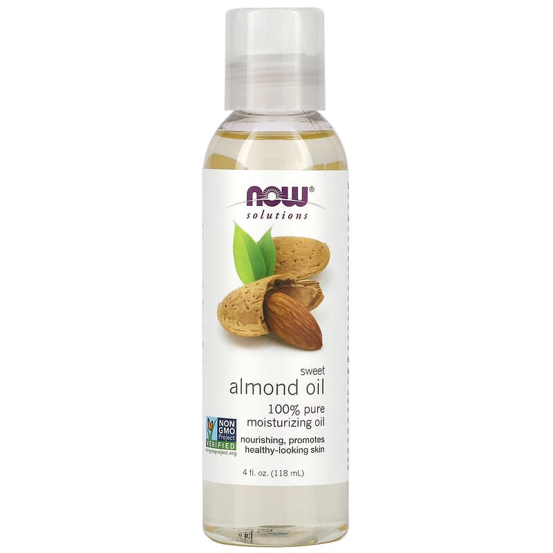Масло солодкого мигдалю Now Foods Sweet Almond Oil Solutions, 118 мл (NOW-07660)