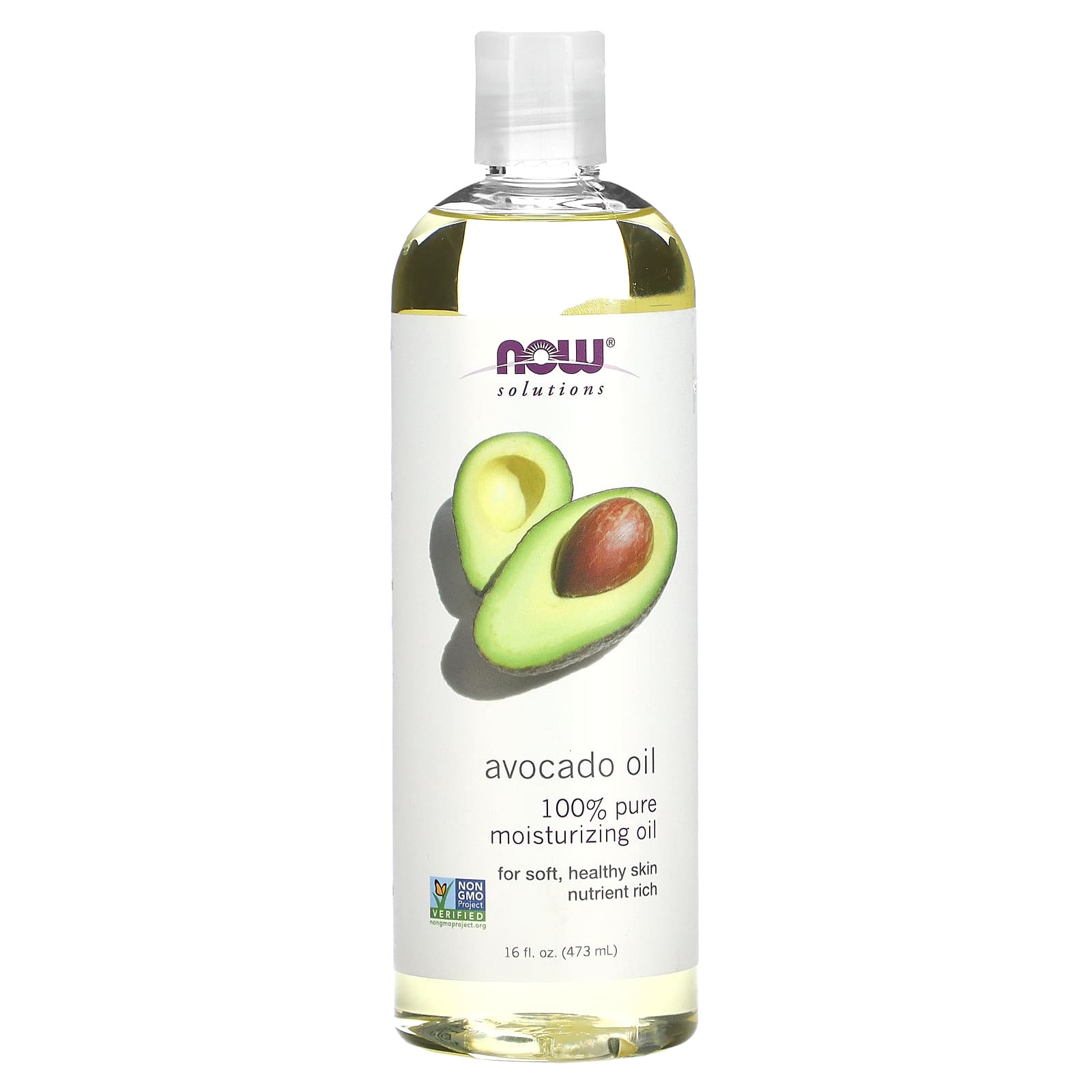 Масло авокадо Now Foods Avocado Oil Solutions, 473 мл (NOW-07678)