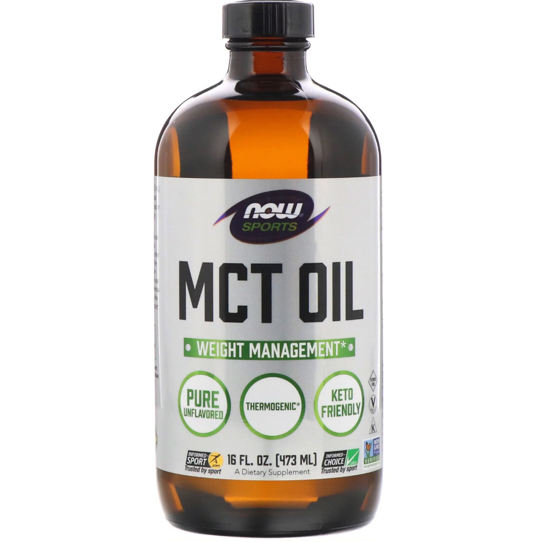 Масло МСТ Now Foods для схуднення, MCT Oil Sports без смаку, 473 мл (NOW-02211)