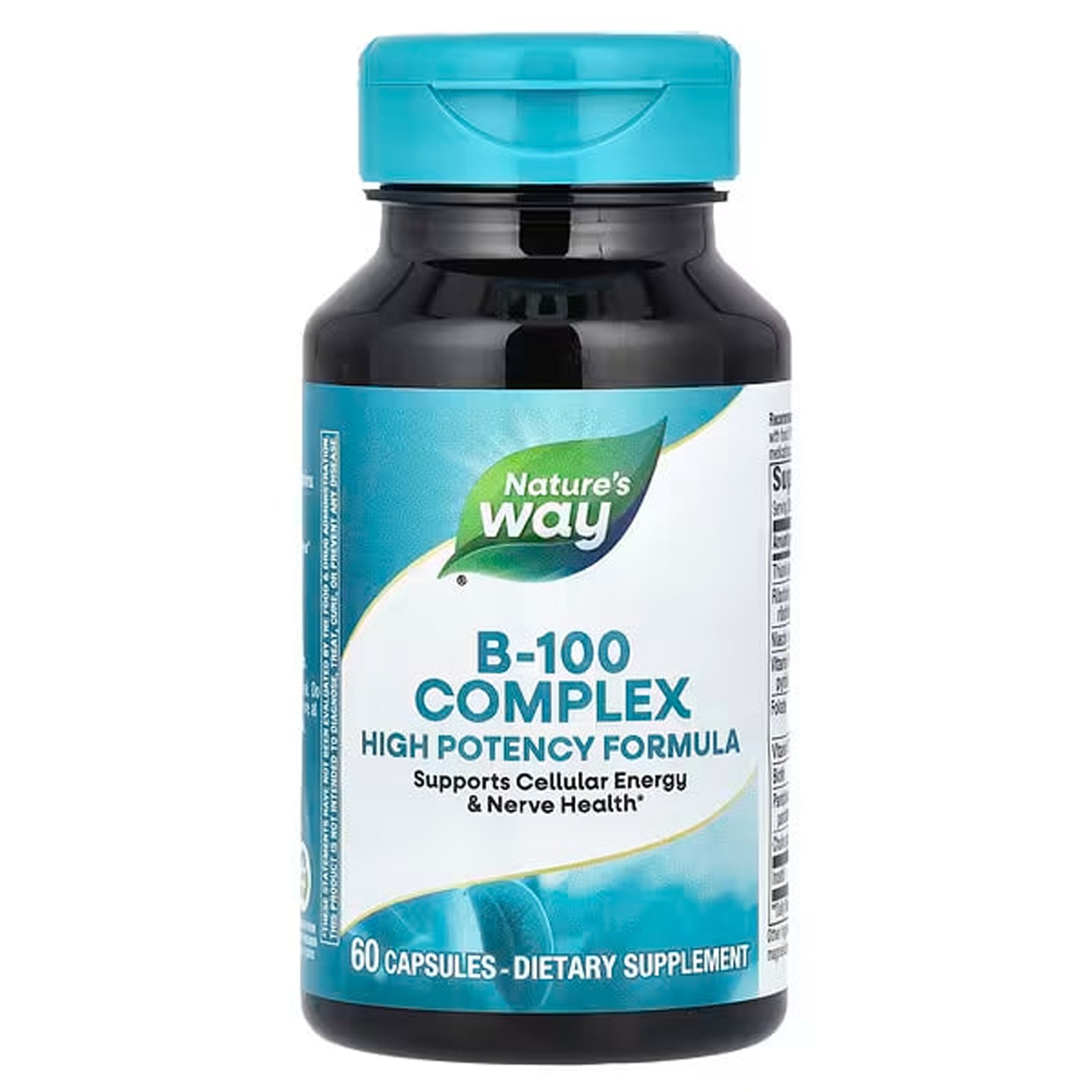 Комплекс B-100 Nature's Way B-100 Complex, 60 капсул (NWY-40520)
