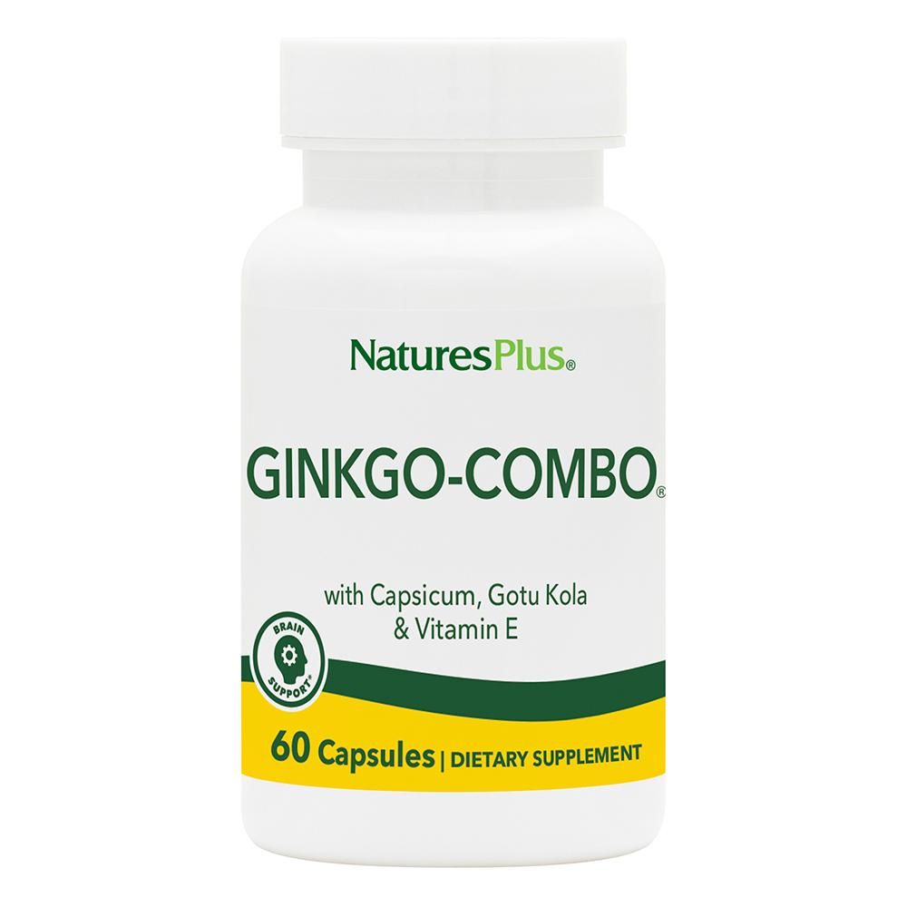 Гінкго Білоба комбо Nature's Plus Ginkgo-Combo , 60 капсул (NAP-01091)