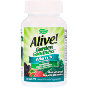 Мультивітаміни для чоловіків Nature's Way Alive ! Men's Multivitamin, 60 таблеток (NWY-12112)