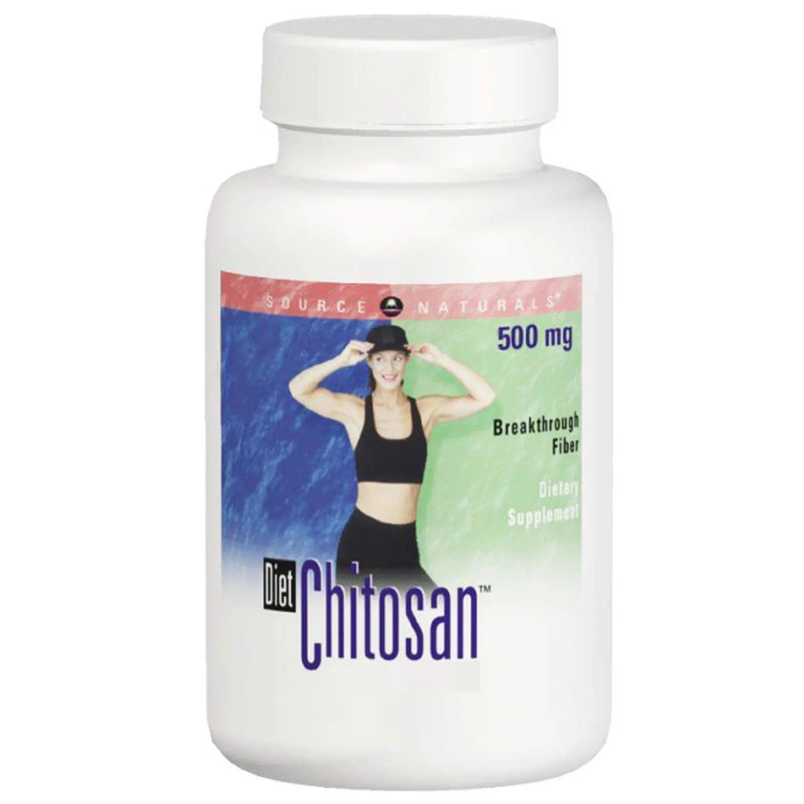 Хітозан для схуднення Source Naturals Diet Chitosan 500 мг, 120 капсул (SNS-01023)