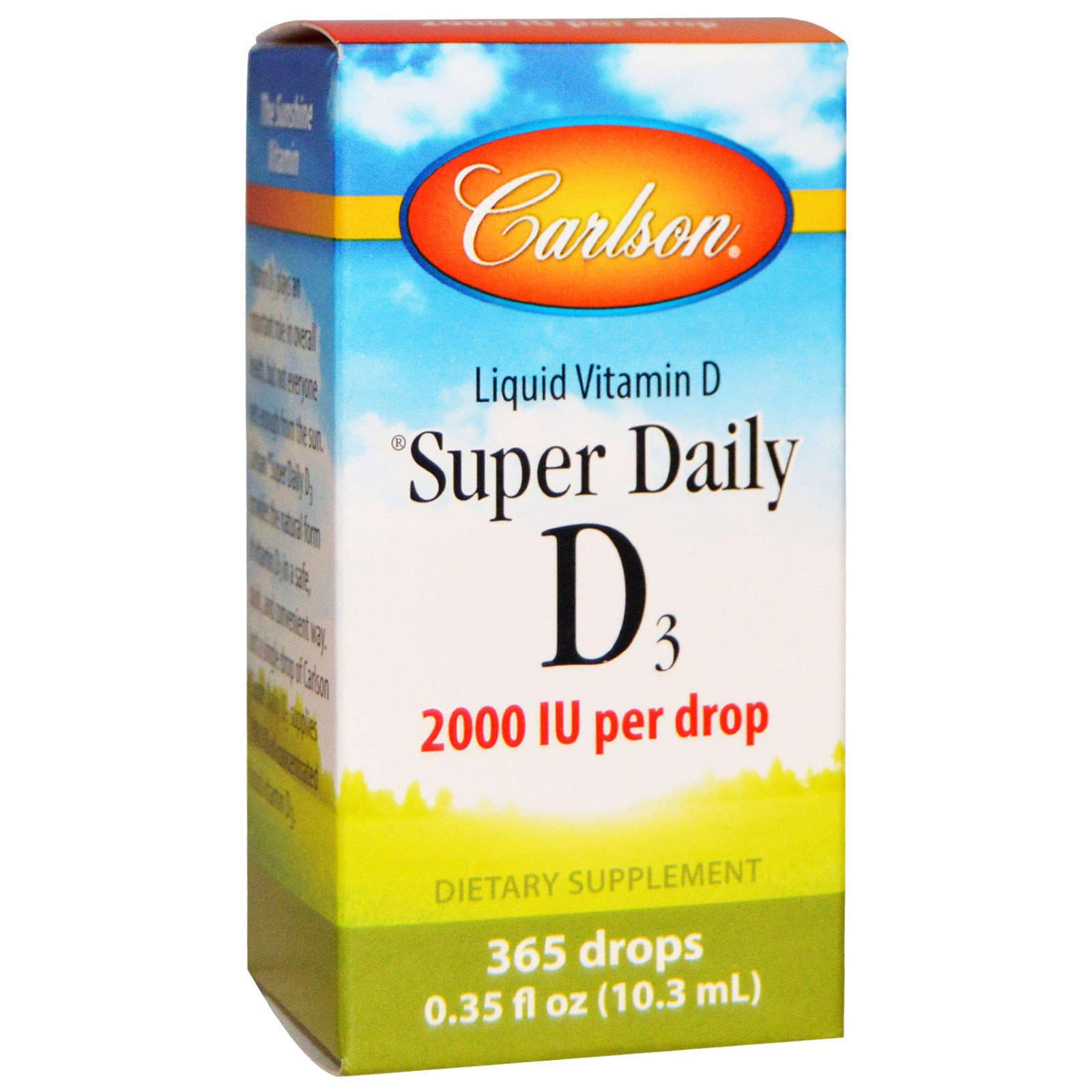 Вітамін Д3 Carlson Vitamin D3 2000 МО 10,3 мл. (CAR-01280)