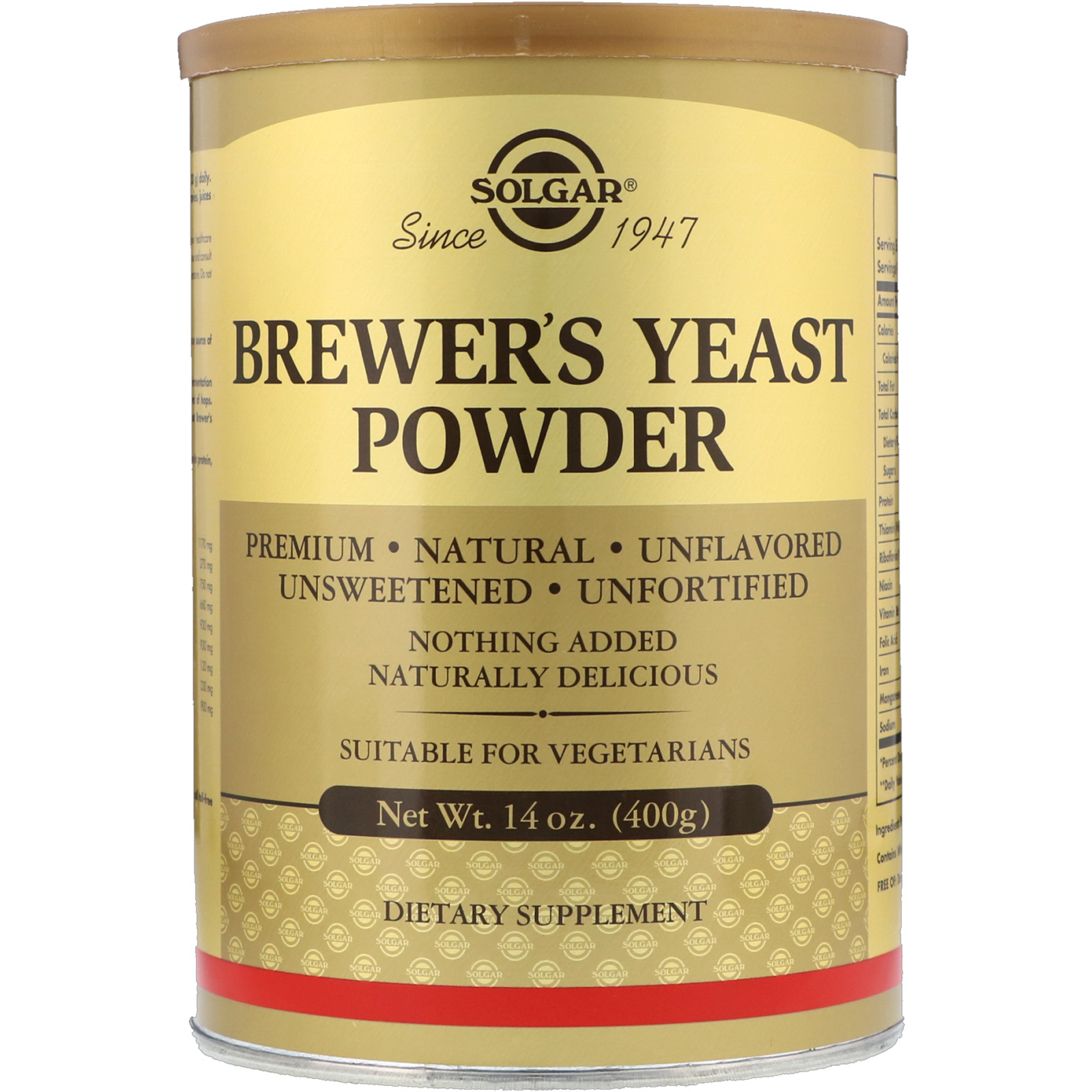 Пивні дріжджі Solgar Brewer's Yeast порошок, 400 гр. (SOL-00380)