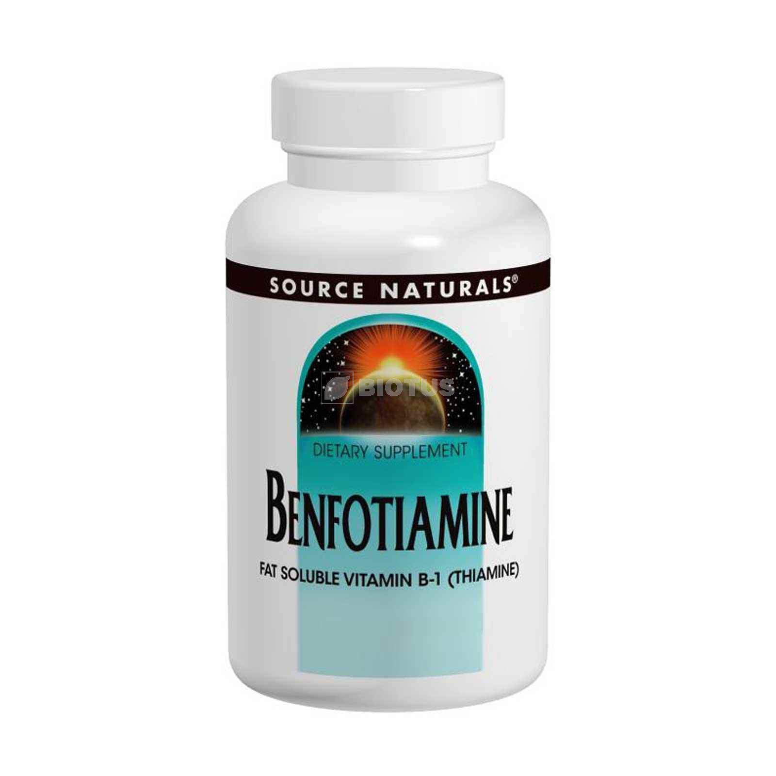Бенфотіамін Source Naturals Benfotiamine 150 мг, 30 таблеток (SNS-01905)