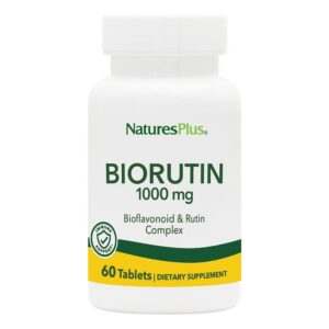 Рутін Nature's Plus Biorutin 1000 мг, 60 пігулок (NAP-02560)