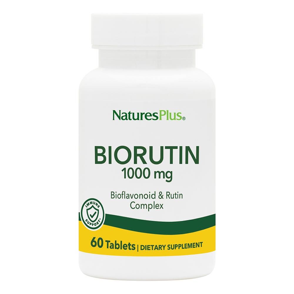 Рутін Nature's Plus Biorutin 1000 мг, 60 пігулок (NAP-02560)