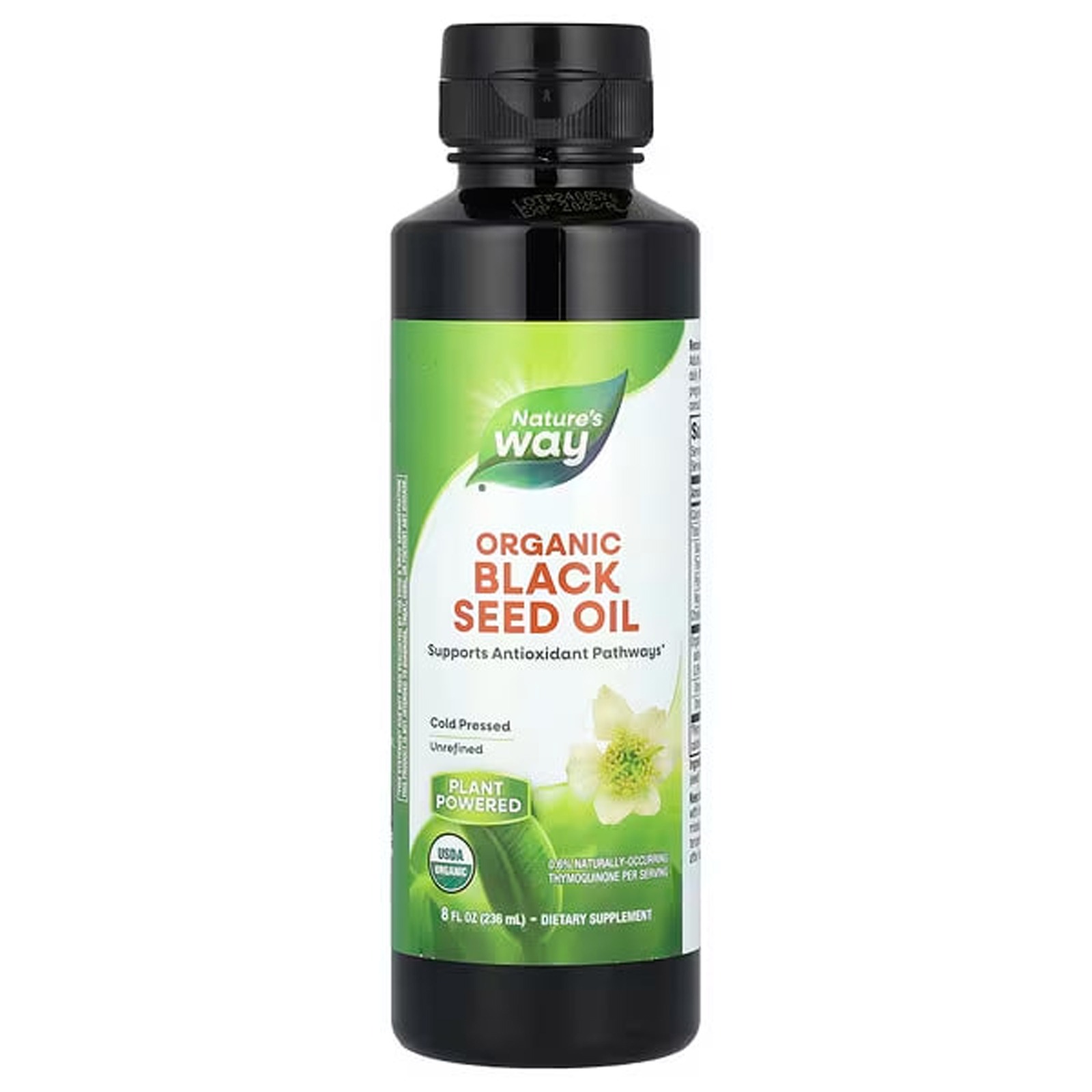 Олія чорного кмину Nature's Way Black Seed Oil органік, 236 мл (NWY-12322)