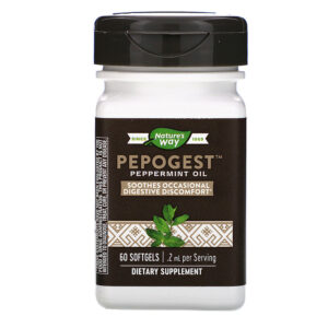 Масло м'яти Nature's Way Peppermint Oil 0.2 мг, 60 капсул (NWY-14537)