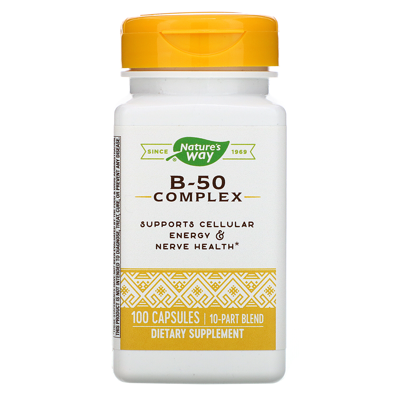 Вітамін В-50 Nature's Way (комплекс) B-50 Complex, 100 кап. (NWY-40511)