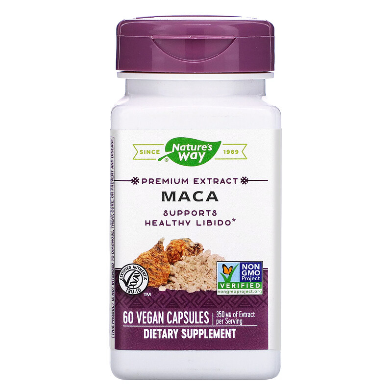 Мака (Maca) Nature's Way стандартизована 350 мг, 60 капсул (NWY-64200)