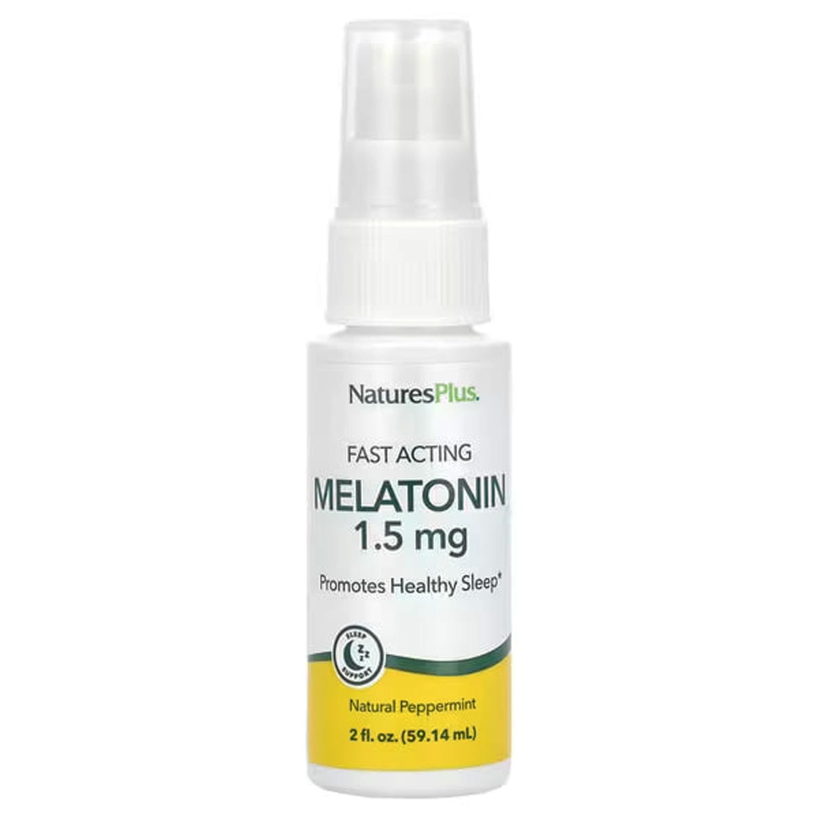 Мелатонін Nature's Plus (спрей) InstaNutrient Melatonin смак м'яти, 59.14 мл (NAP-04762)