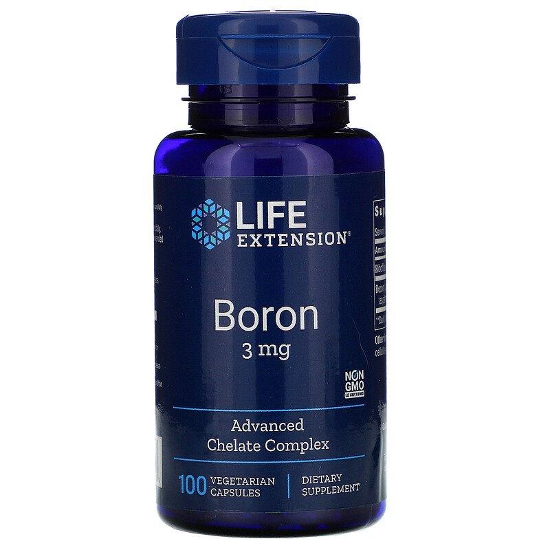 Бор Life Extension Boron 3 мг, 100 капсул (LEX-16611)