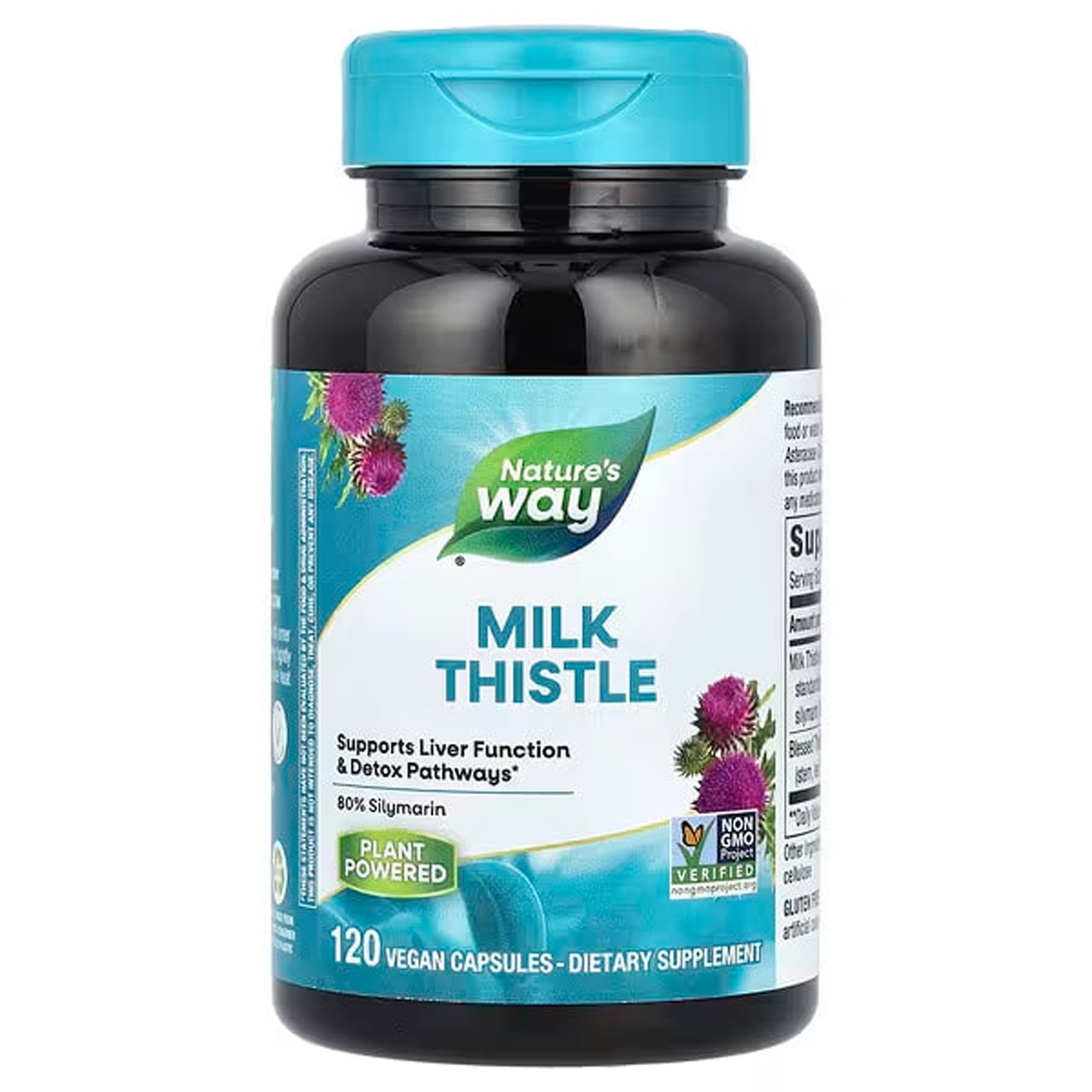 Розторопша плямиста Nature's Way Milk Thistle, 120 веганських капсул (NWY-15355)