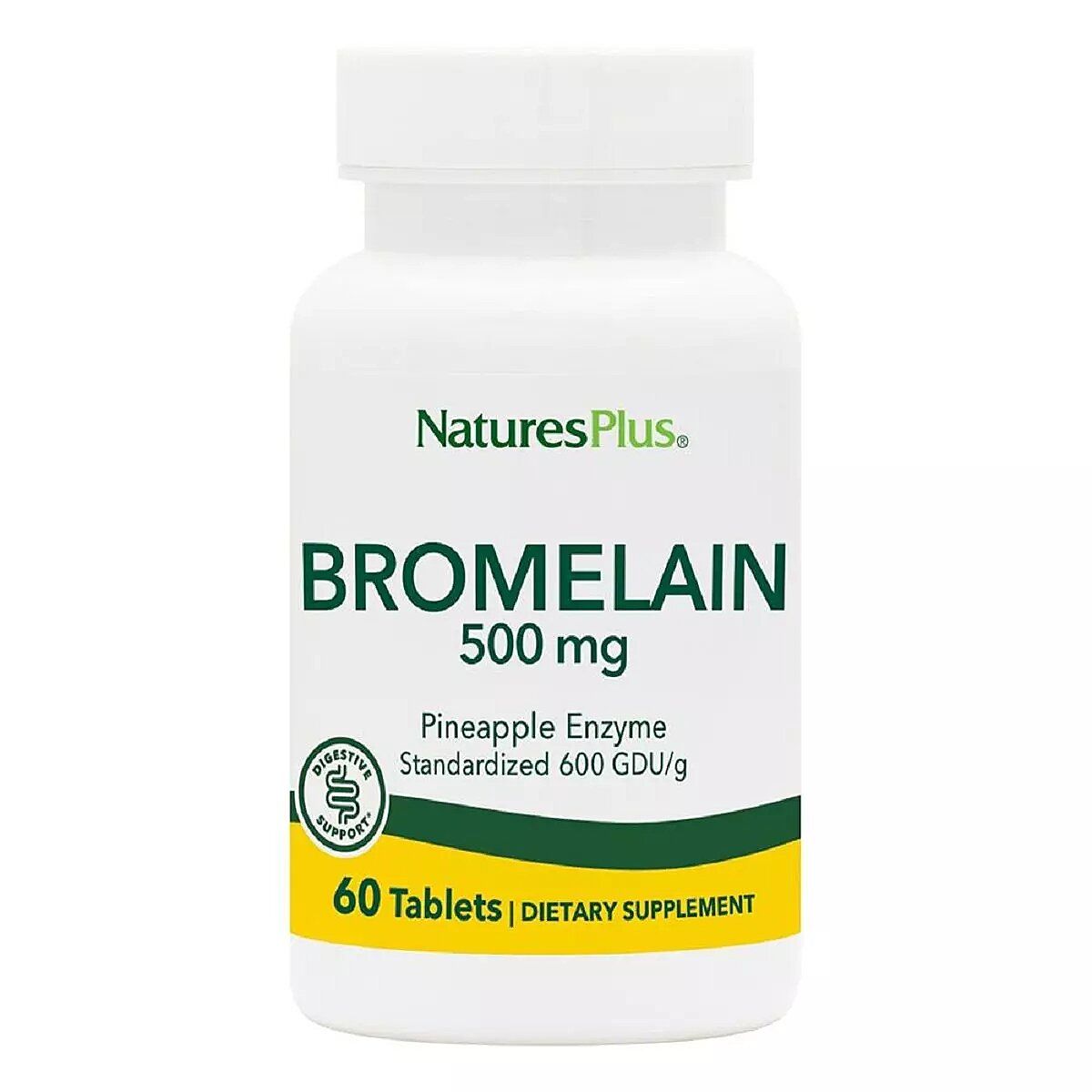 Бромелайн Nature's Plus Bromelain 500 мг, 60 таблеток (NAP-04408)