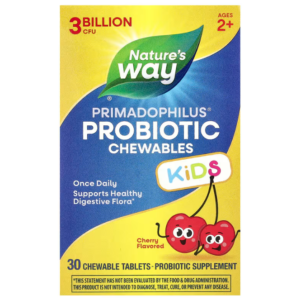 Пробіотик для дітей Nature's Way Primadophilus вишня 3 млрд. CFU, 30 таблеток (NWY-14243)