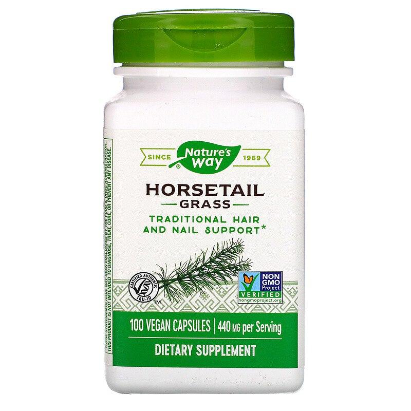Хвощ Nature's Way Horsetail трава 440 мг, 100 кап. (NWY-14300)