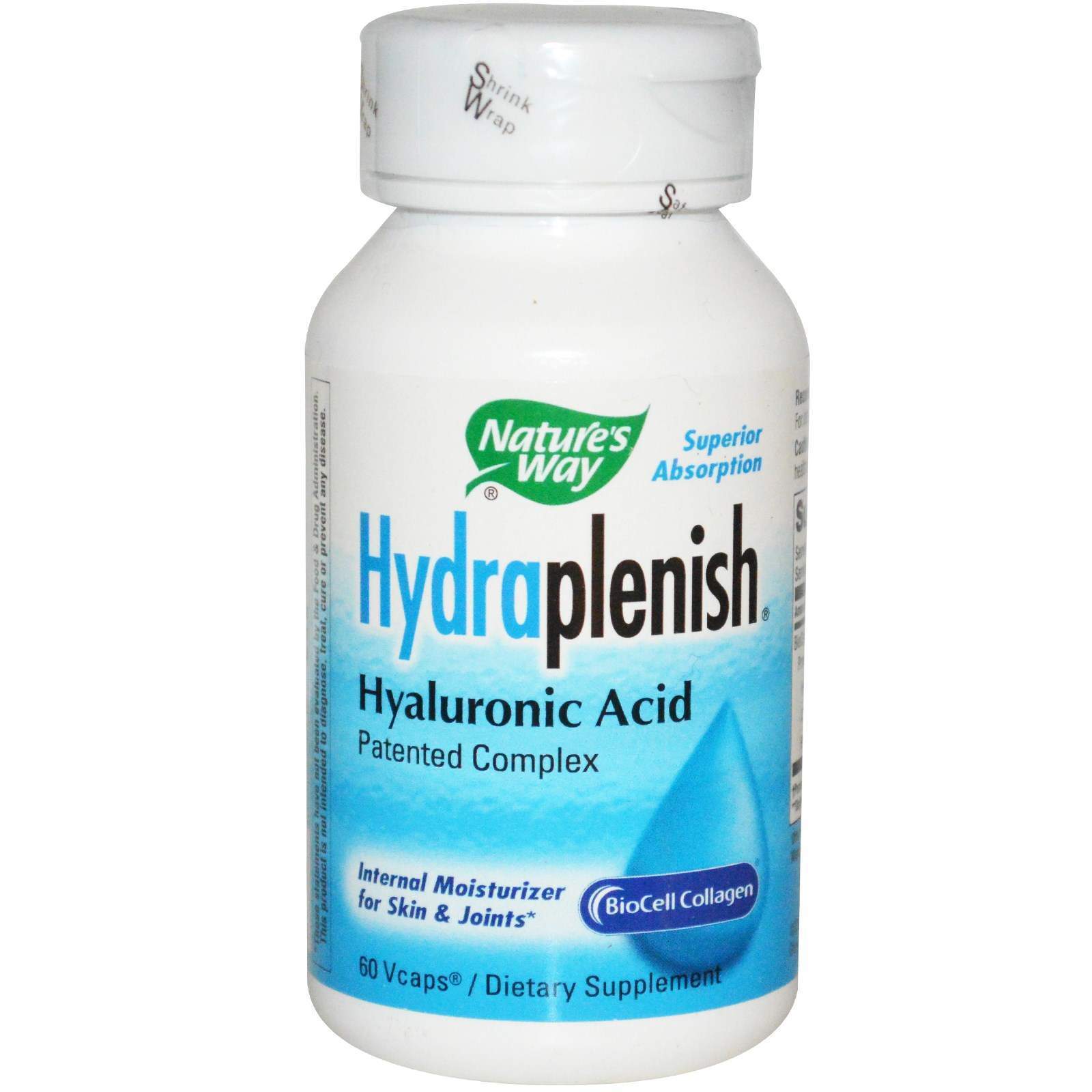 Гіалуронова кислота Nature's Way Hyaluronic Acid, 60 кап. (NWY-15601)