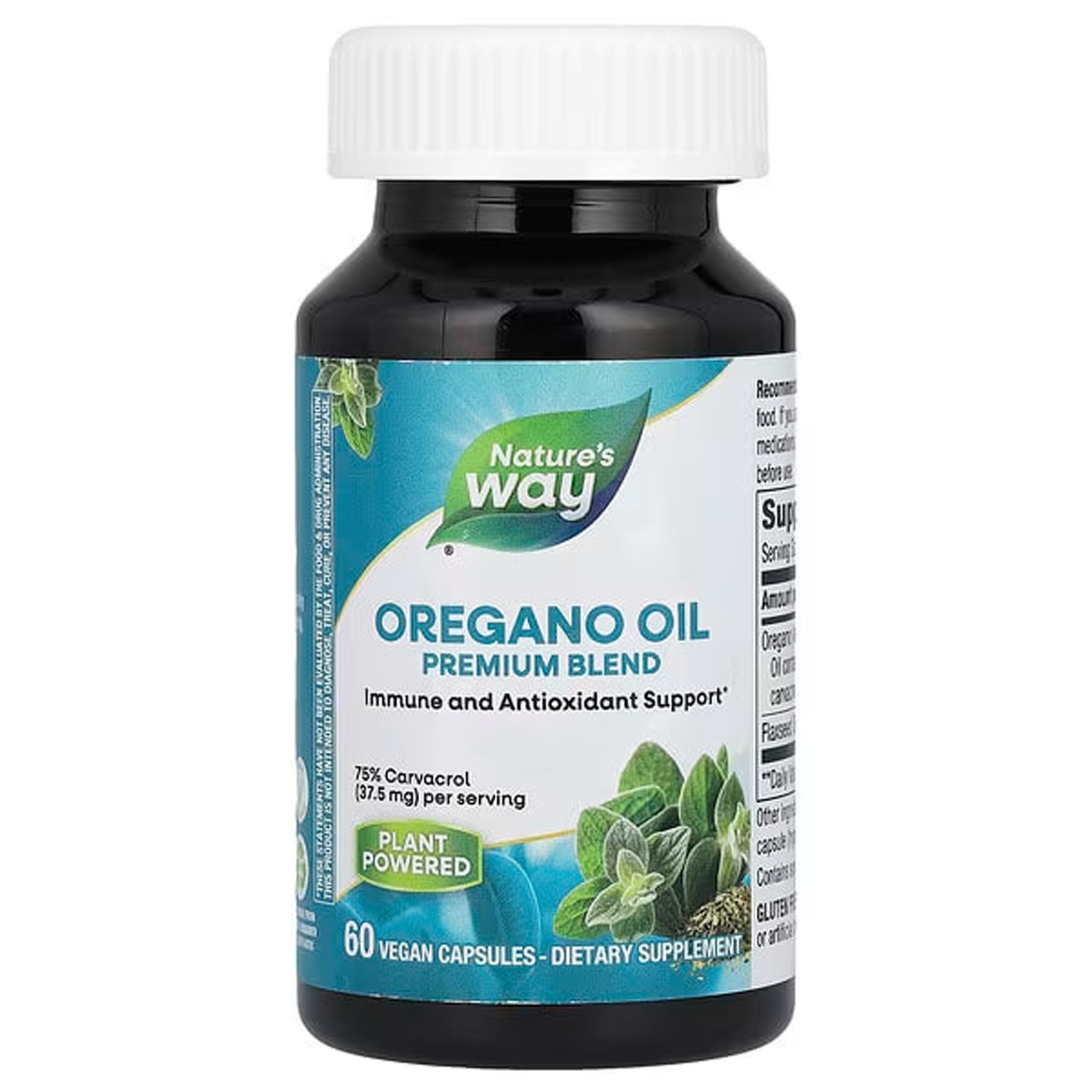 Олія орегано Nature's Way Oregano Oil преміальна суміш, 60 веганських капсул (NWY-15181)