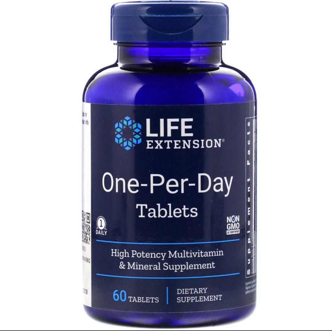 Вітамінний комплекс Life Extension One-Per-Day Tablets 1 в день, 60 таблеток (LEX-23136)