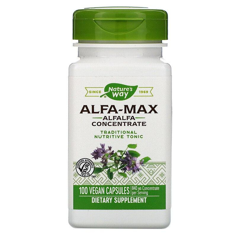 Альфальфа Макс Nature's Way Alfa-Max концентрат 840 мг, 100 кап. (NWY-02011)
