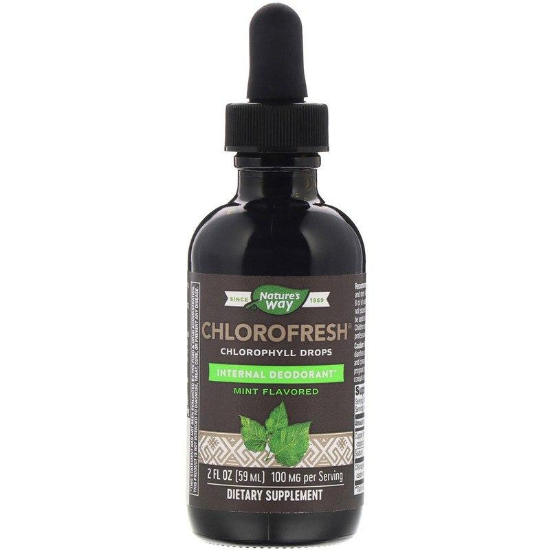 Рідкий хлорофіл Nature's Way Chlorophyll Drops смак м'яти, 59 мл. (NWY-10008)