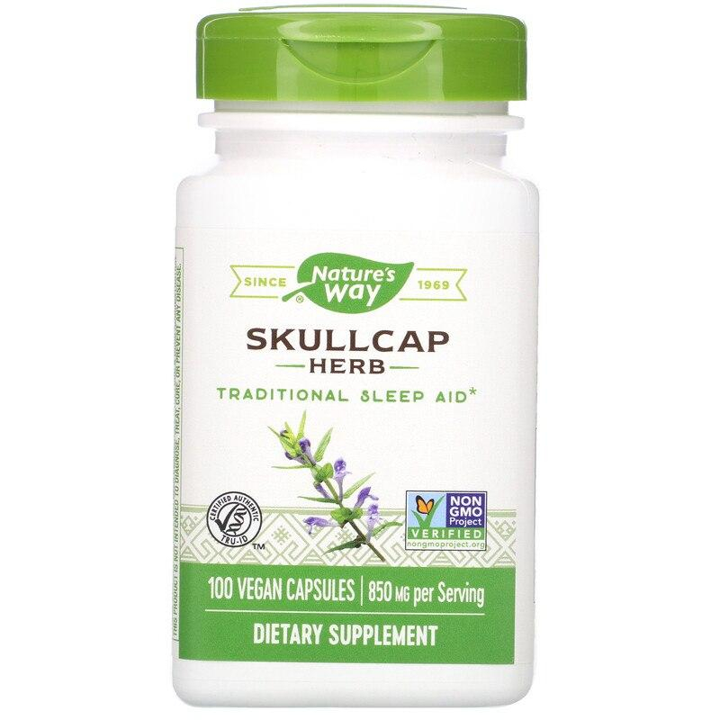 Шлемник (шоломниця) Nature's Way Scullcap трава 850 мг, 100 кап. (NWY-16900)
